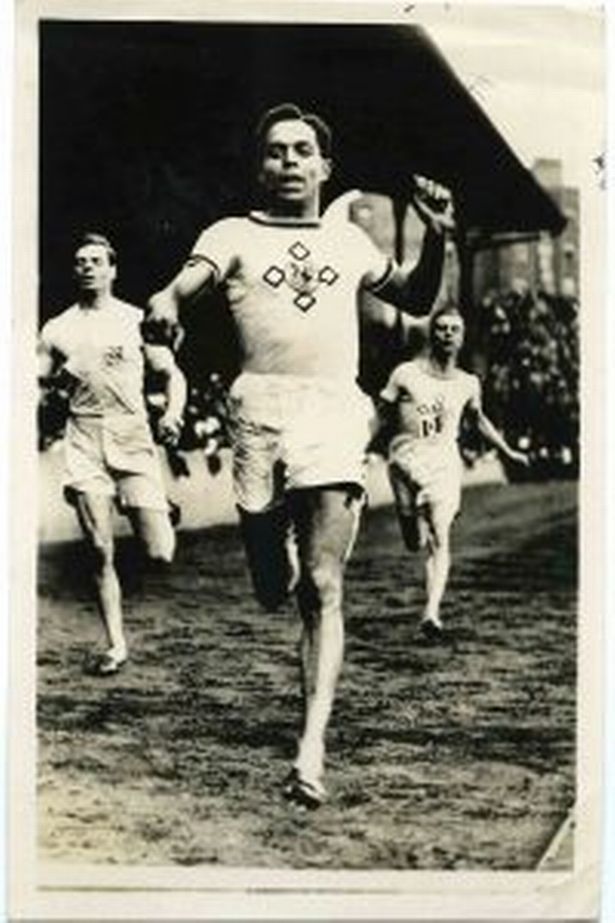 Aged 16, Edward competed in an athletics meet in Berlin held in the stadium built for the 1916 Olympics, due to be held two years later, winning the 200m race and coming second in the 100m (Image: University of Westminster Archives)